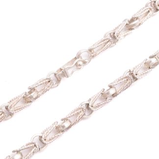 HALSKEDJA SILVER 77CM, BREDD: 6MM, TILLV. PERU