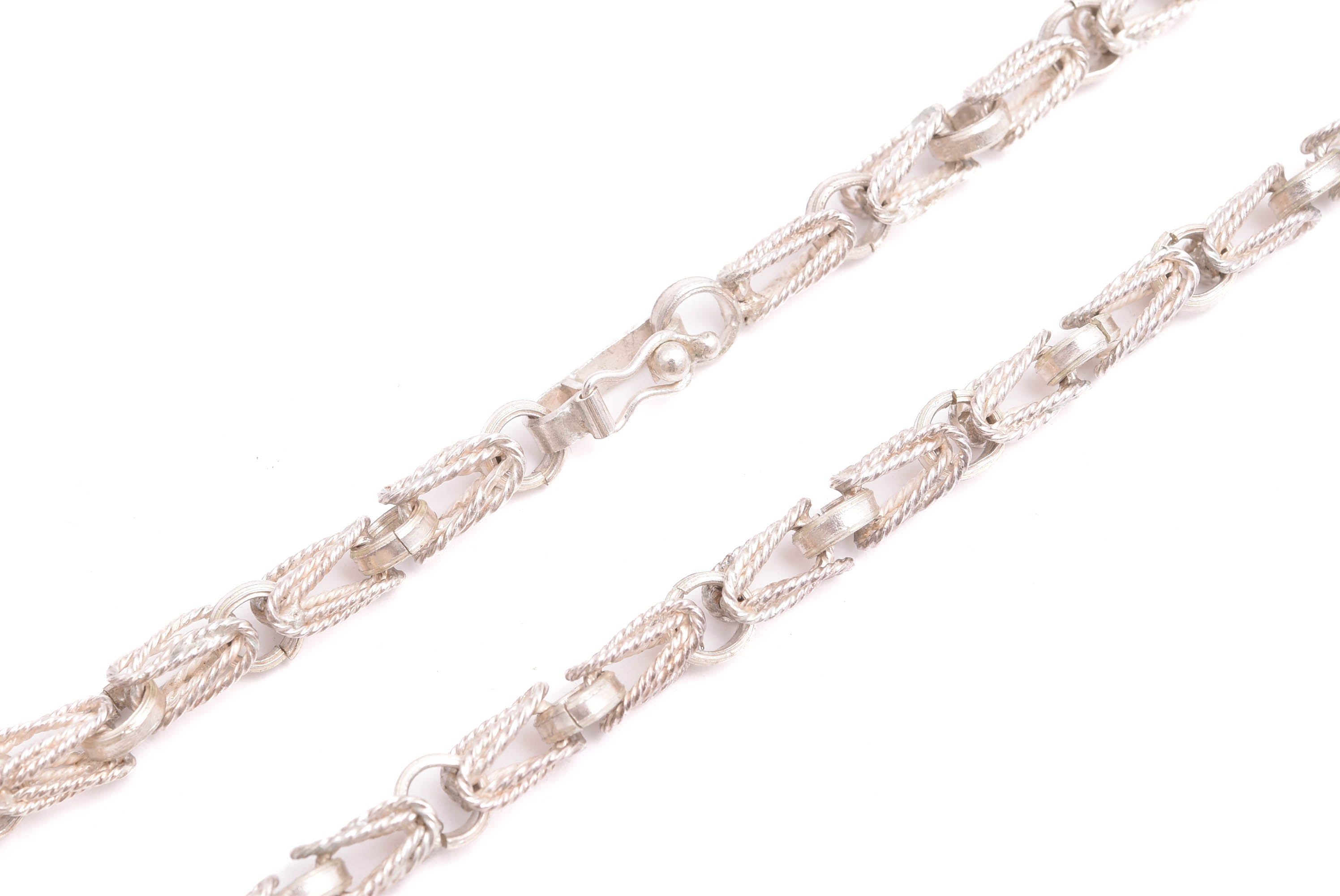 HALSKEDJA SILVER 77CM, BREDD: 6MM, TILLV. PERU