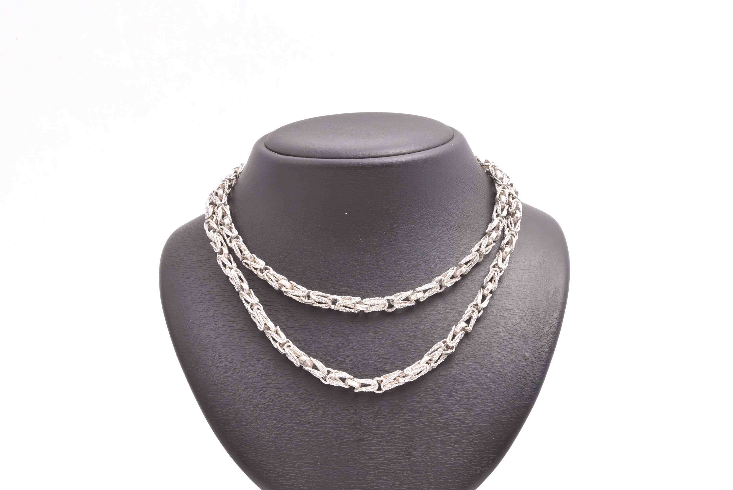 HALSKEDJA SILVER 77CM, BREDD: 6MM, TILLV. PERU - Bild 2