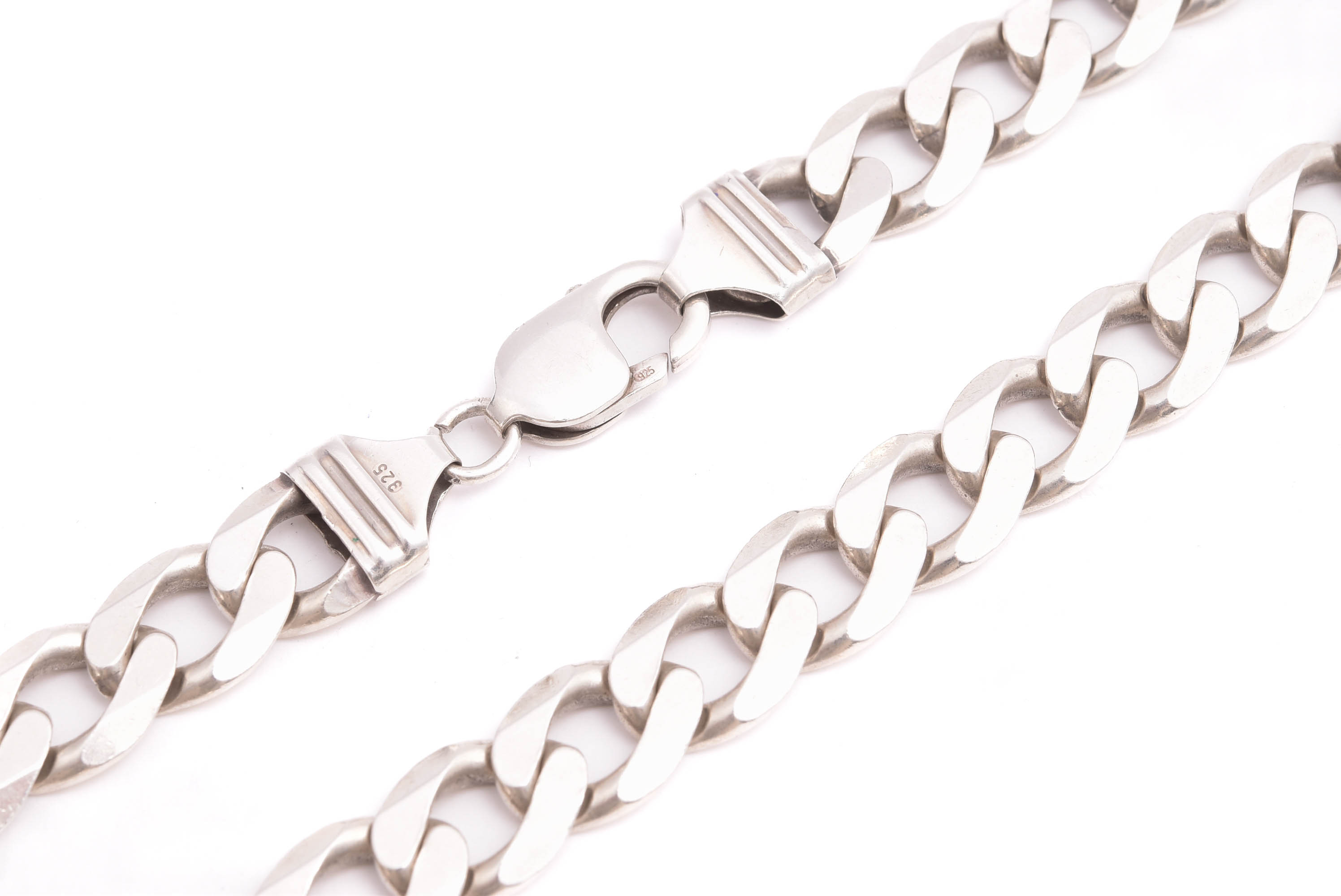 HALSKEDJA SILVER PANSAR 50,5CM, BREDD: 1,1CM