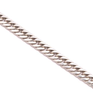 ARMLÄNK SILVER PANSAR 20CM, BREDD: 4,9MM, SVENSK IMPORT-STÄMPEL