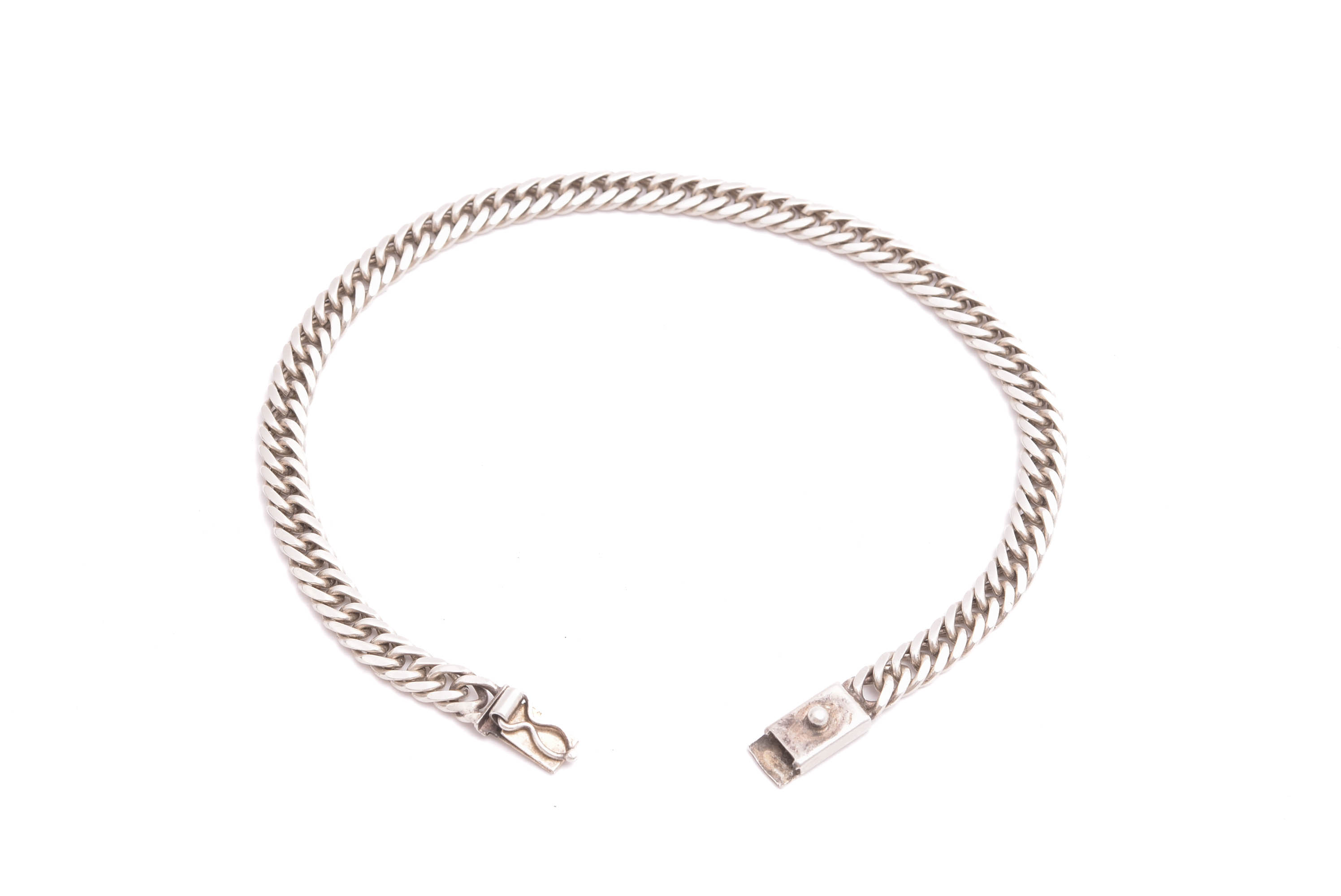 ARMLÄNK SILVER PANSAR 20CM, BREDD: 4,9MM, SVENSK IMPORT-STÄMPEL - Bild 2