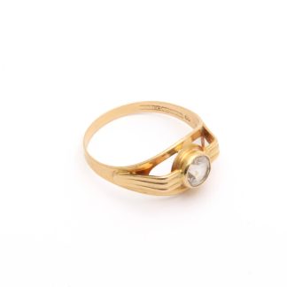 RING MED BERGSKRISTALL ø 19,25MM - TILLV. GÖTEBORG