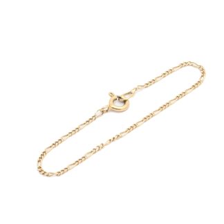 ARMBAND FIGARO 11CM, BREDD: 1,2MM - TILLV. GULDFYNDGRUPPEN - OBS! BARNSTORLEK