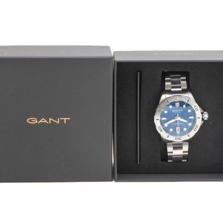 HERRUR GANT PRESTIGE MODELL: GP301, REF: P301002, ø 42,5MM, DATUM, QUARTZ, S/N: 02000080, SKU: 66699 - I ORIGINAL FÖRPACKNING MED EXTRA LÄNKBITAR OCH KVITTO FRÅN SMYCKA FRÖLUNDA TORG ÅR 2025 3900KR - OBS! REPIG RING