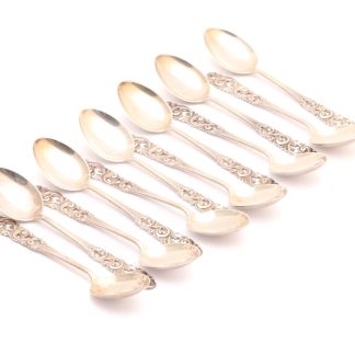 12 KAFFESKEDAR I SILVER CA: 11,5CM