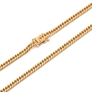 HALSKEDJA PANSAR 51CM, BREDD: 3,5MM - SVENSK KONTROLLSTÄMPEL