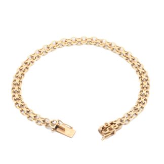 ARMBAND X-LÄNK 19,5CM, BREDD: 5,5MM - TILLV. STOCKHOLM 1961