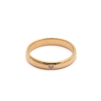 RING MED DIAMANT 0,03CT ENLIGT INSKRIPTION ø 17MM - TILLV. SCHALINS