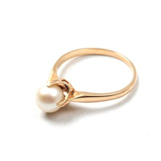 RING M PÄRLA. 17,75MM TILLV. GÖTEBORG, 1978