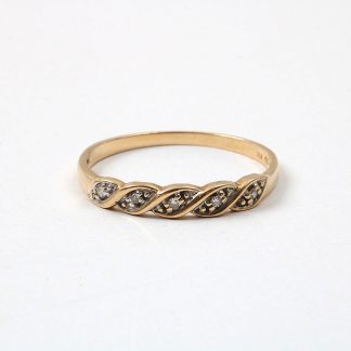 RING MED DIAMANTER, 18,5 MM. SVENSKA KONTROLLSTÄMPLAR