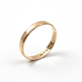 RING SL MED GRAVYR, 19,5 MM. SVENSKA STÄMPLAR