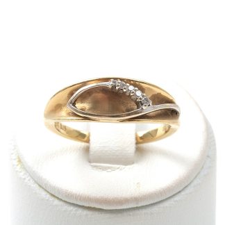 RING M DIAMANTER TOTALT, 0,05CT, 17,75 MM.