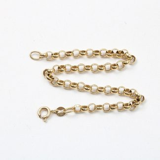 DEFEKT SMYCKE ARMLÄNK TILLV. GULDFYND. 19CM. BUCKLOR