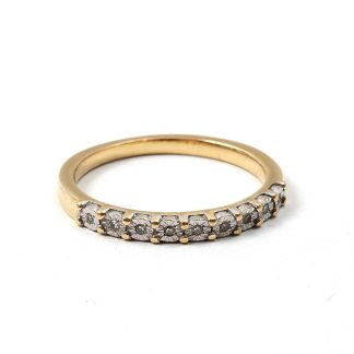 RING MED DIAMANTER, 16,5 MM. TILLV. GULDFYND