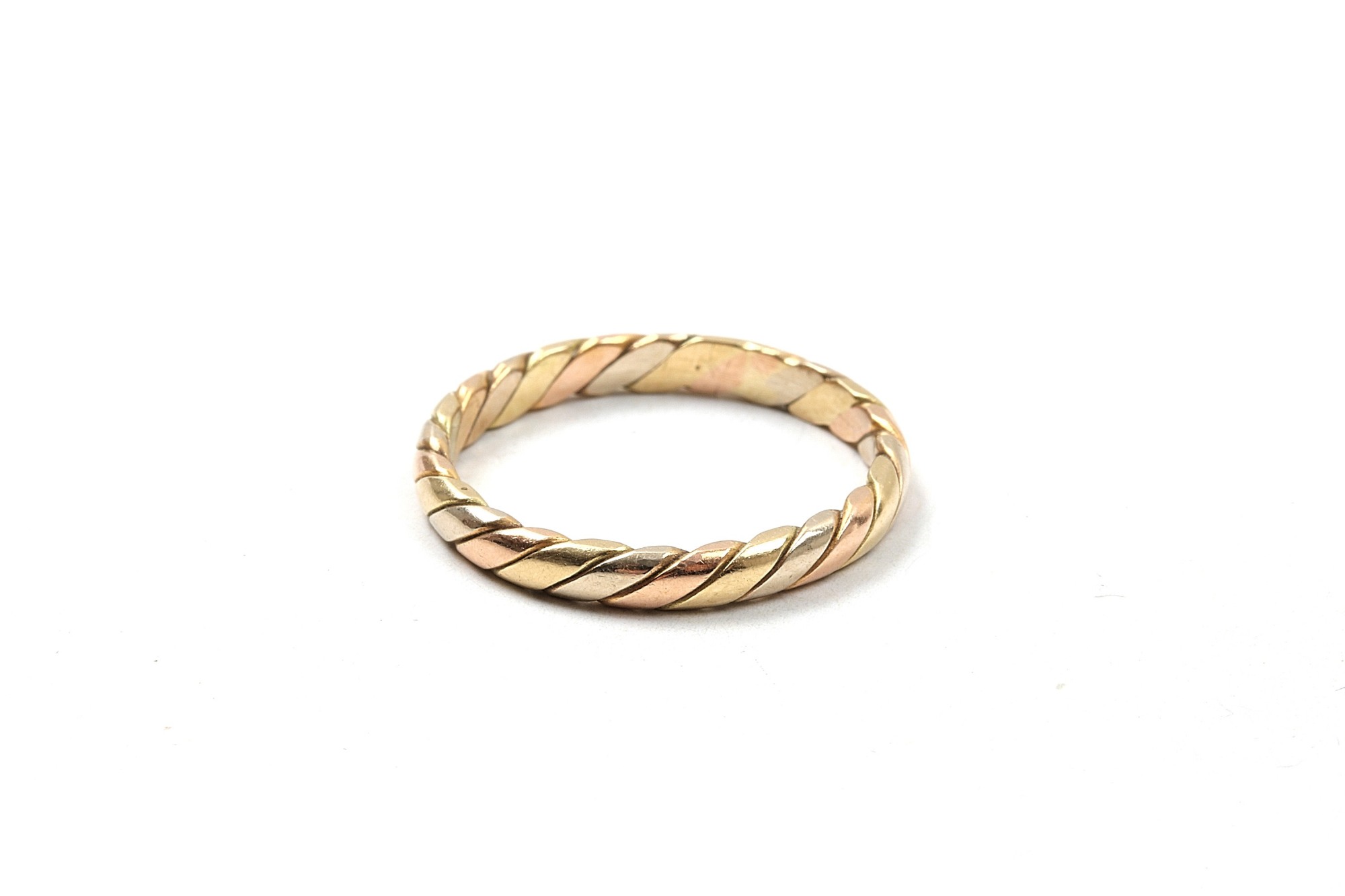 RING 3 FÄRGAT GULD, 18 MM