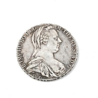 MYNT MARIA THERESIA-THALER, PRÄGLAT MED ÅRTALET 1780