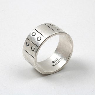 RING I SILVER, TILLV. MEXICO, 21 MM