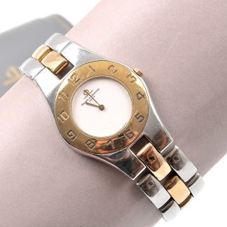 ARMBANDSUR BAUME&MERCIER Q. LINEA. 30MM. I ORIGINAL.KRT. BRUKSSLITAGE. I BEHOV AV BATTERIBYTE