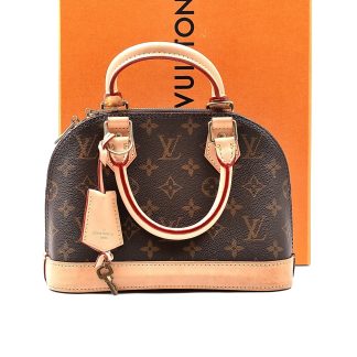 HANDVÄSKA LOUIS VUITTON ALMA BB M KVITTO FRÅN LOUIS VUITTON OSLO, 24/6/26 18000NOK. DUSTBAG, TILLHÖRANDE AVTAGBAR REM, ORIGINAL.KRT.