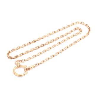 KLOCKKEDJA ANKAR 53,5CM, BREDD: 4,1MM, TILLV. BALESTRA, ITALIEN, SVENSK IMPORT-STÄMPEL
