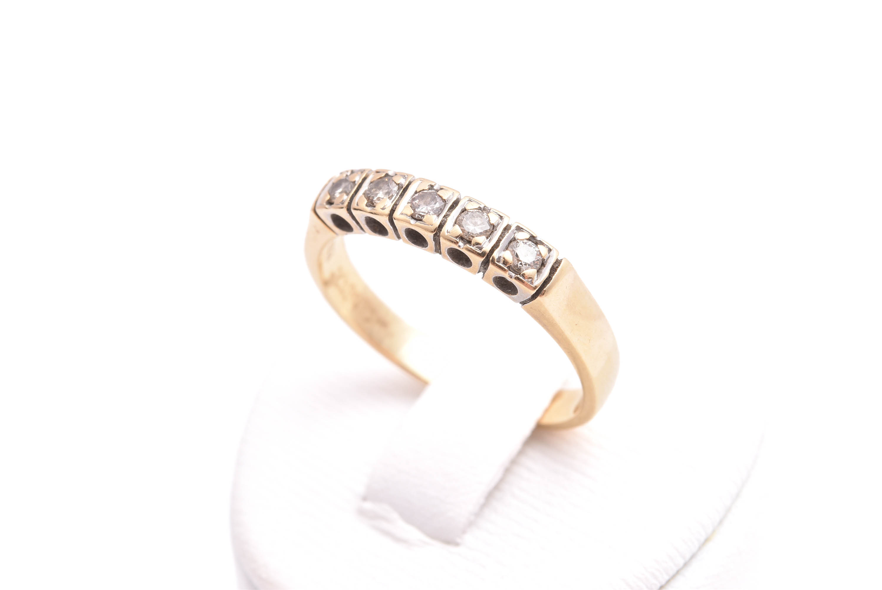 RING M 5 BRILJANT-SLIPADE DIAMANTER TOT. CA 0,10CT, 17MM, TILLV, IDUNA, VARBERG
