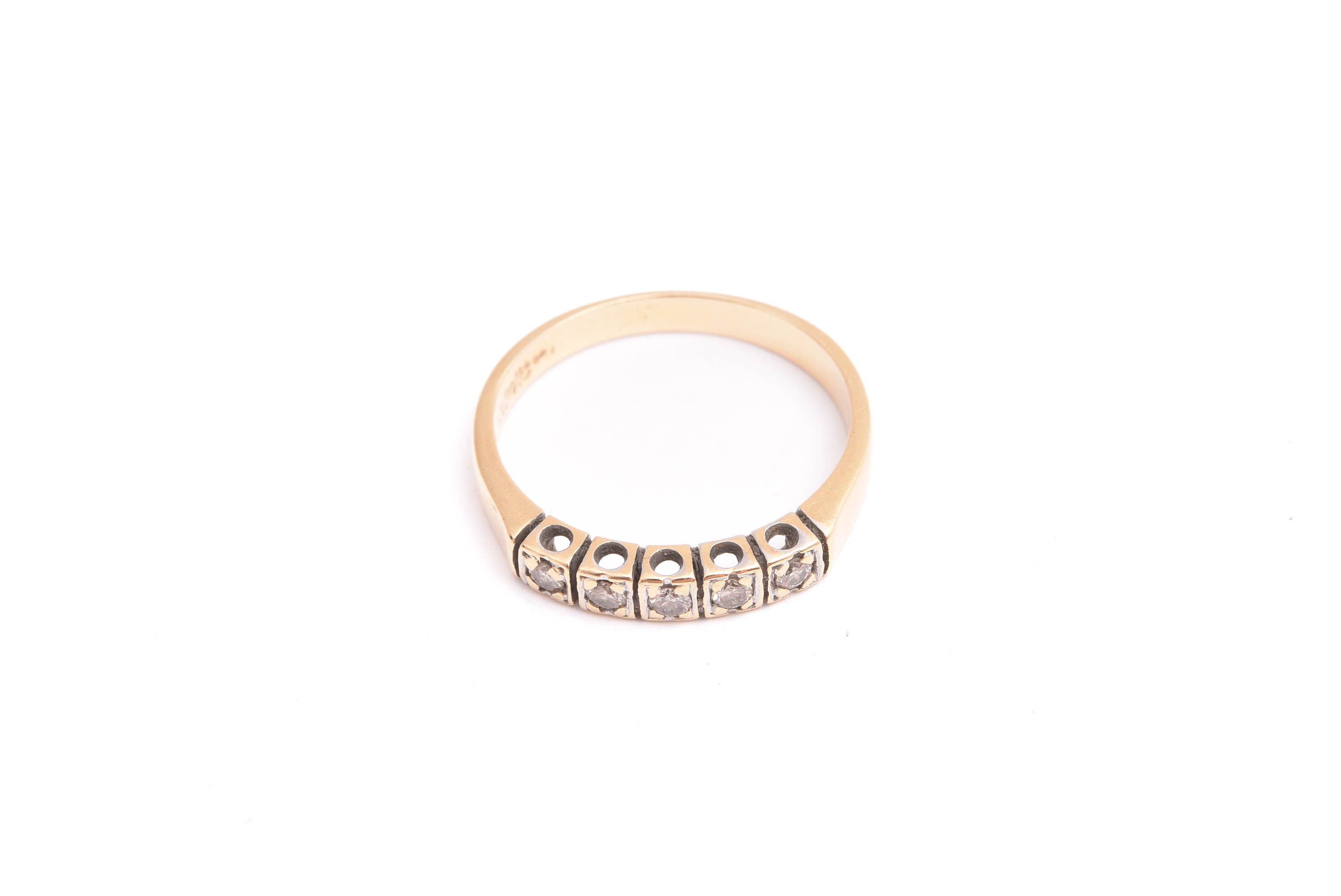 RING M 5 BRILJANT-SLIPADE DIAMANTER TOT. CA 0,10CT, 17MM, TILLV, IDUNA, VARBERG - Bild 2