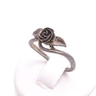 RING SILVER ROS, 16MM (OXIDERAD)