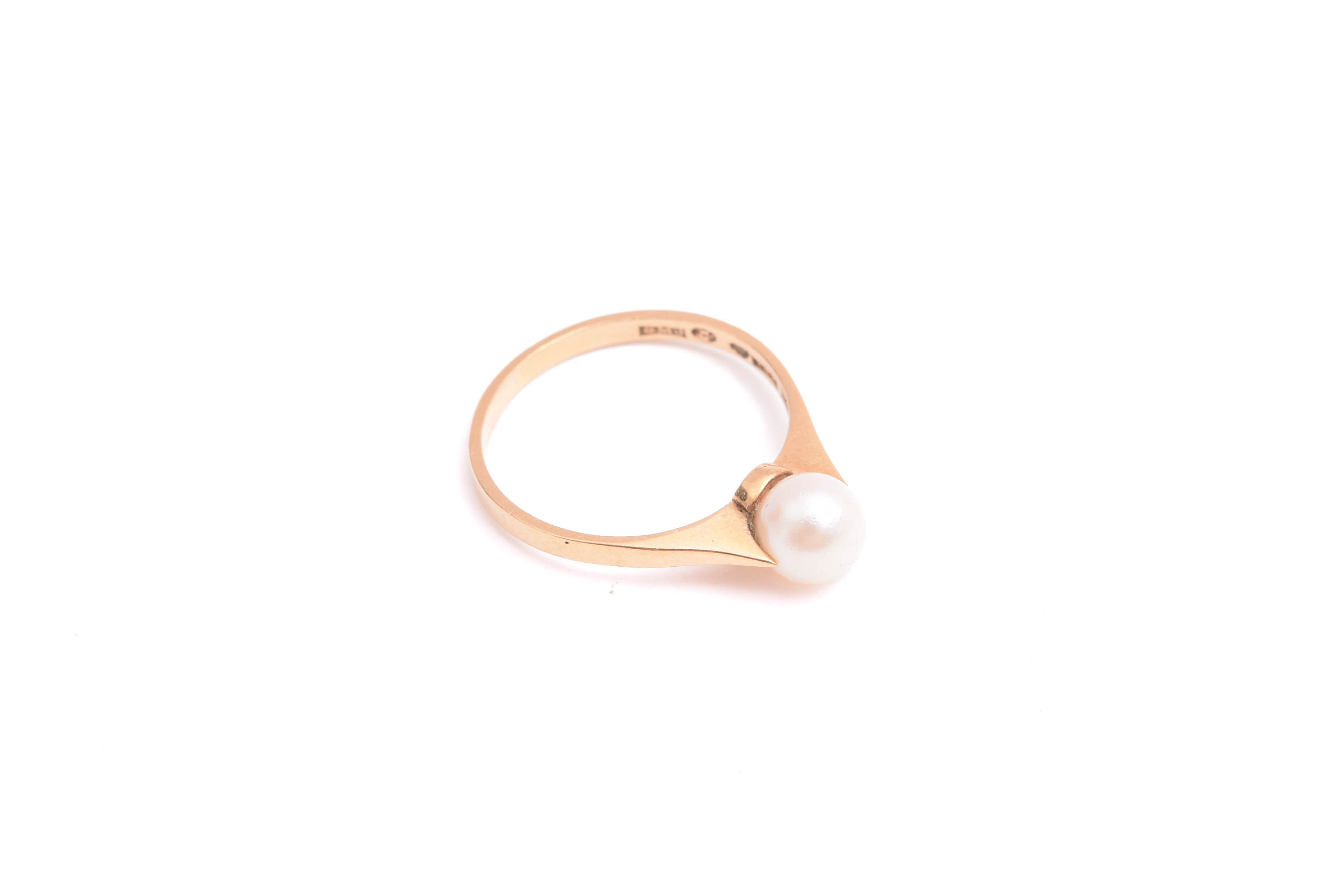 RING M PÄRLA (5,7MM) 16MM, TILLV. AHRENBECKS, GÖTEBORG 1992 - Bild 2