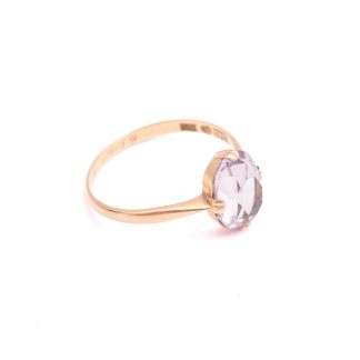 RING M VIOLETT STEN (NAGG & SLITAGE PÅ STENEN, GRAVYR I SKENAN) SVENSKA STÄMPLAR, TILLV. 1939