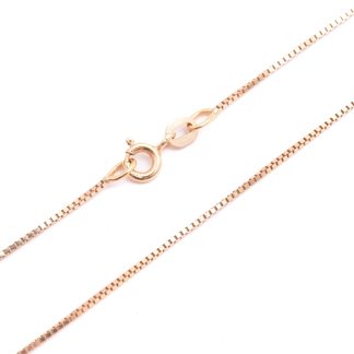 HALSKEDJA VENETIANSK 39,5CM, TILLV. GULDFYND, REK. NYPRIS: 6098:-
