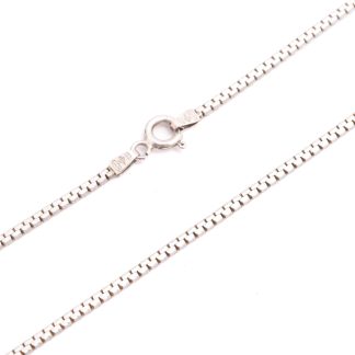 HALSKEDJA SILVER 42CM, BREDD: 2MM, TILLV. BALESTRA, ITALIEN