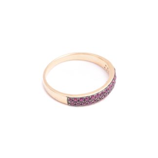 RING M RUBINER, 18,5MM, TILLVERKAR-STÄMPEL: FHP