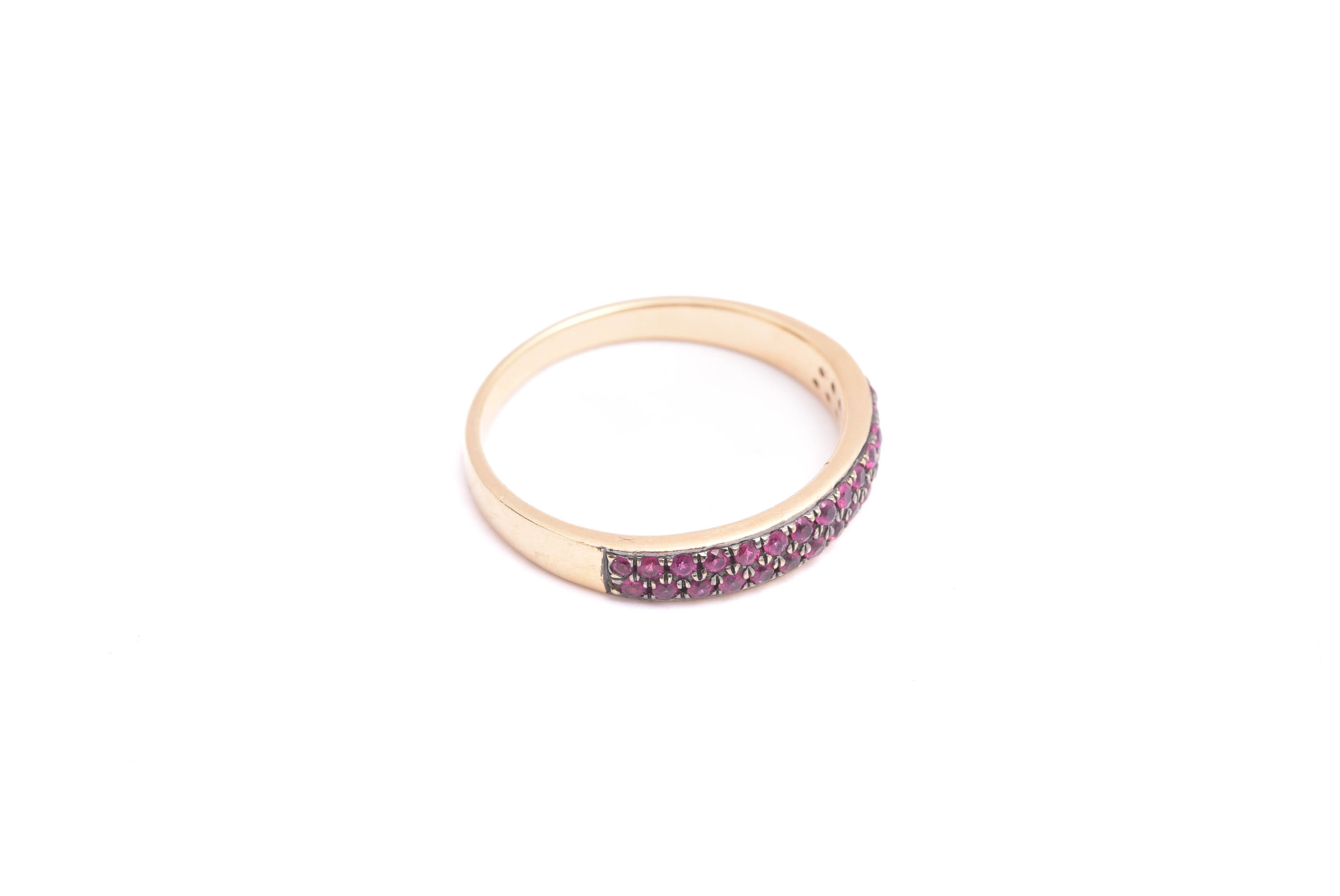 RING M RUBINER, 18,5MM, TILLVERKAR-STÄMPEL: FHP