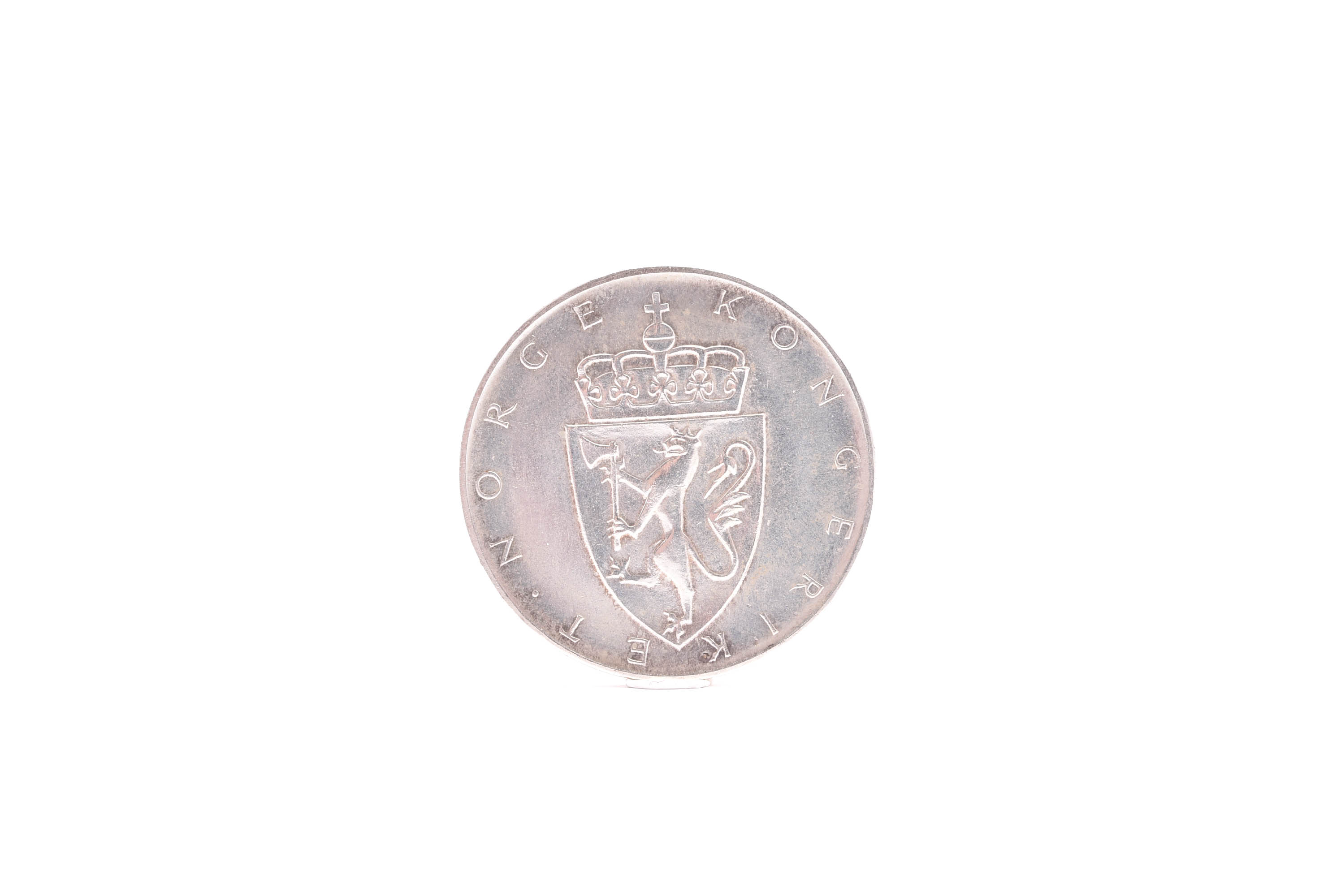 MINNESMYNT SILVER 10:- NORGE 1964 ”EIDSVOLL 1814-1964”, SILVERHALT: 90% - Bild 2