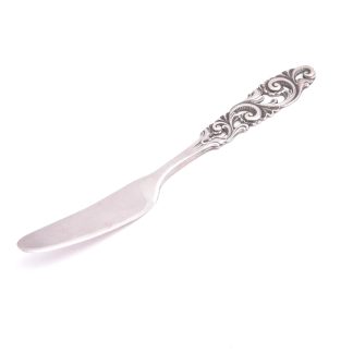 SMÖRKNIV SILVER, 129MM, MODELL: TELEMARK, NORSKA STÄMPLAR