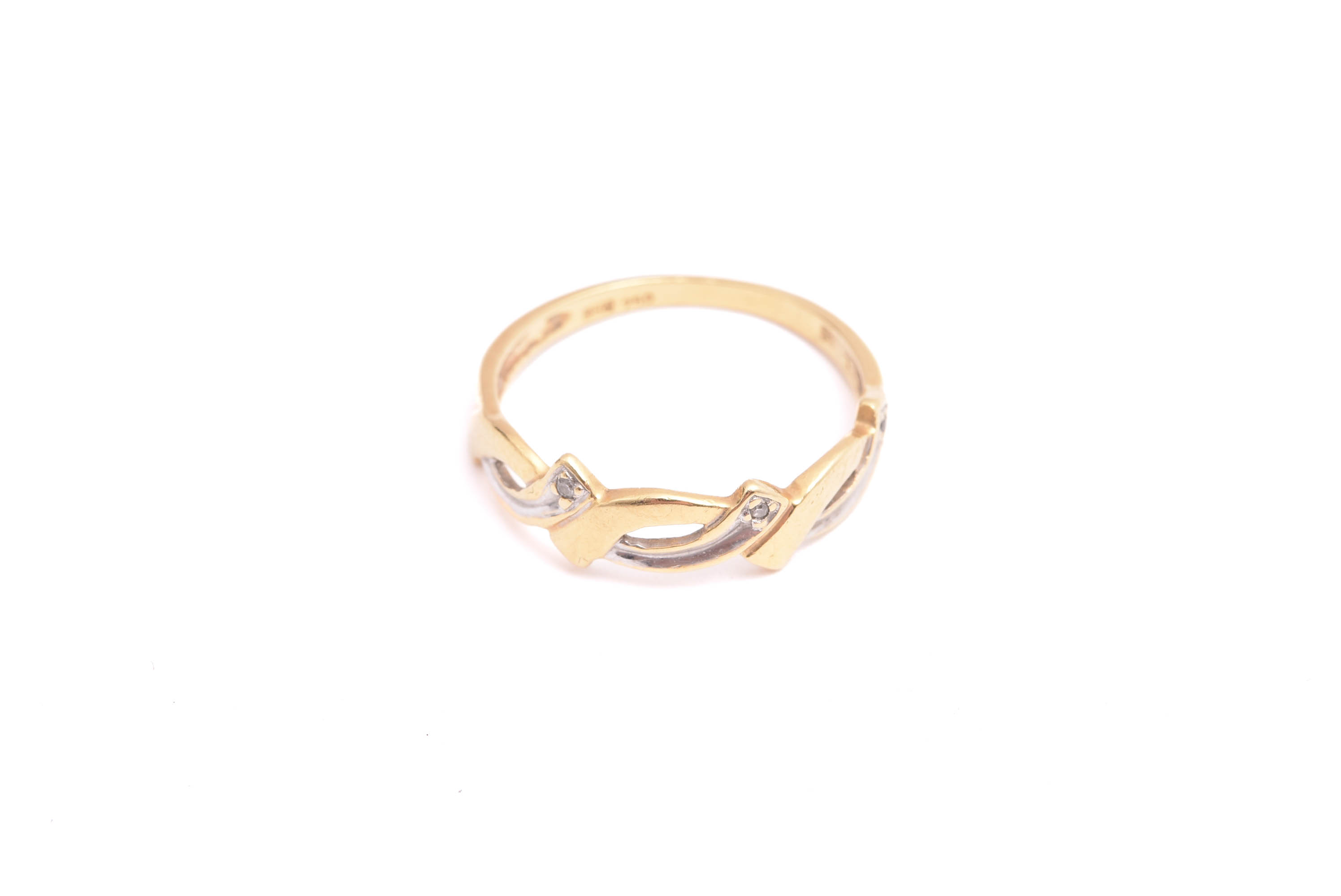 RING M 3 ÅTTKANT-SLIPADE DIAMANTER (EN M NAGG) 16,75MM, TILLV. GULDFYND
