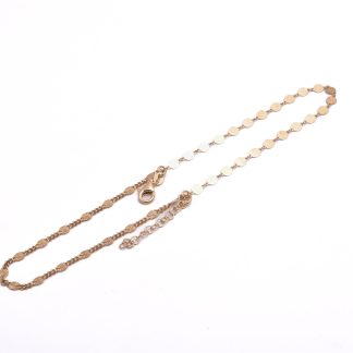 ARMLÄNK FÖRGYLLT SILVER 18-21CM, TILLV. GULDFYND, REK. NYPRIS: 398:-