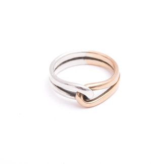 RING 18K & SILVER, 15,75MM