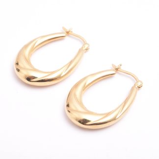 PAR ÖRHÄNGEN, 2,5CM, SVENSK IMPORT-STÄMPEL (MINIMALA BUCKLOR)