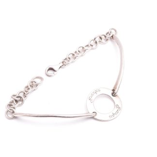 ARMLÄNK SILVER, 19CM (NGT REPIG & BUCKLIG) DESIGN: SAHARA