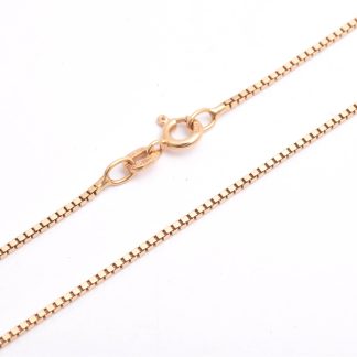 HALSKEDJA VENETIANSK 38,5CM (SMÅBUCKLOR) SVENSK IMPORT-STÄMPEL