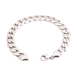 ARMLÄNK SILVER PANSAR 22,5CM, BREDD: 1,1CM (OBS!! ÖGLAN VID LÅSET ÄR EJ SILVER)