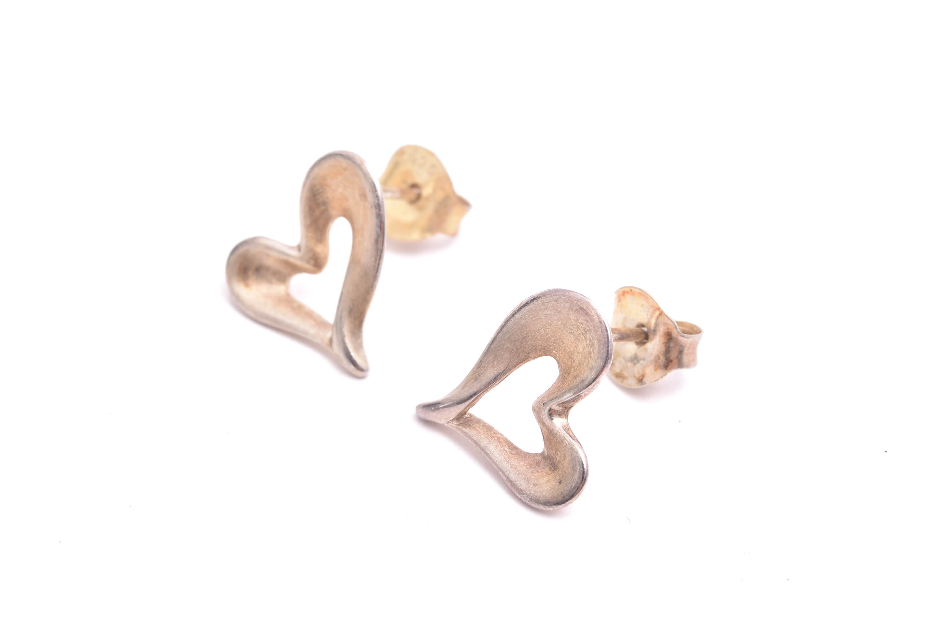 PAR ÖRHÄNGEN SILVER, HJÄRTAN, 1,4CM