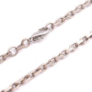 HALSKEDJA SILVER ANKAR 52CM, BREDD: 3,3MM, TILLV. ORIFLAME, STOCKHOLM (OBS!! LÅSET UTBYTT, EJ I SILVER)
