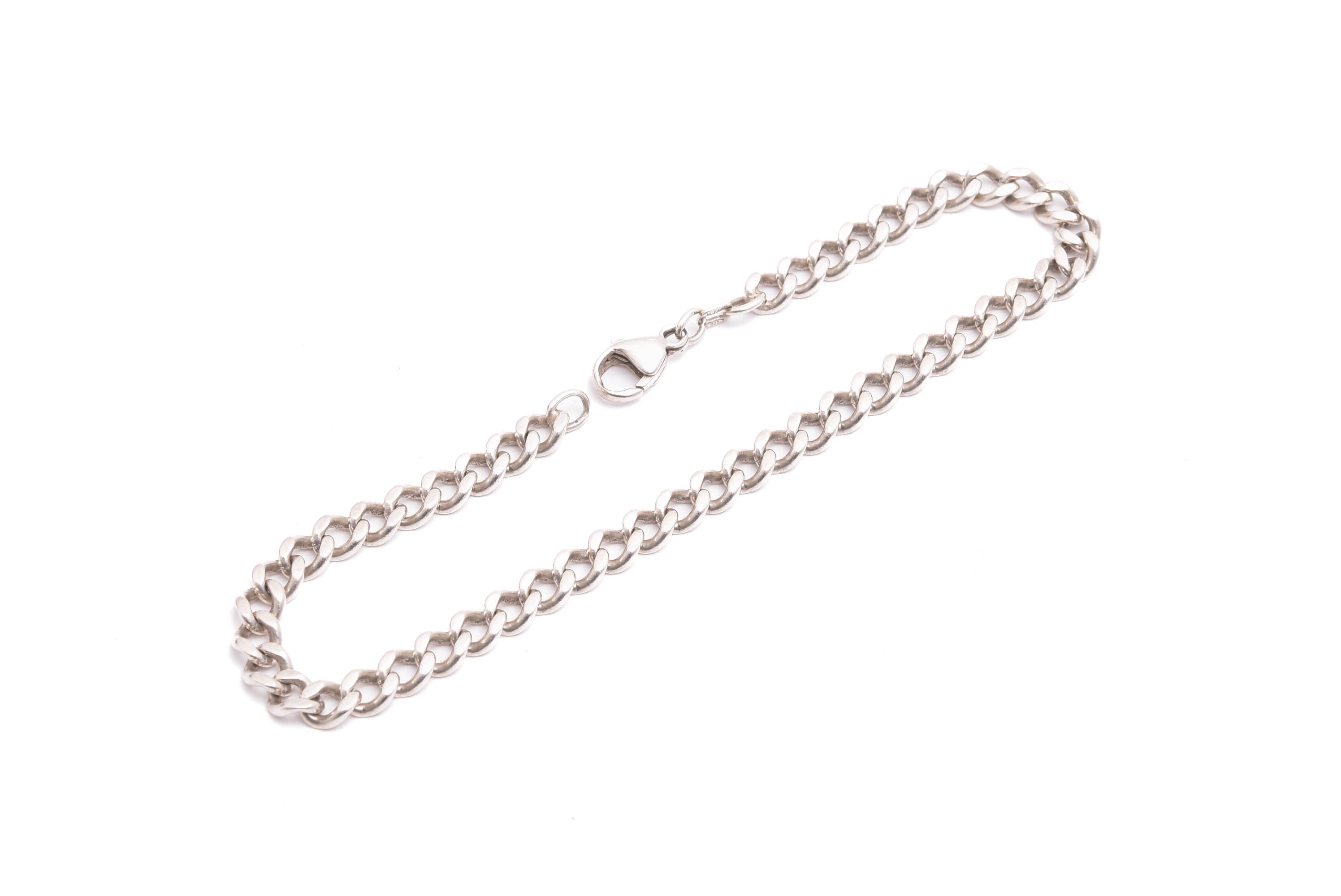 ARMLÄNK SILVER PANSAR 24,5CM, BREDD: 5,7MM, TILLV. GULDFYND