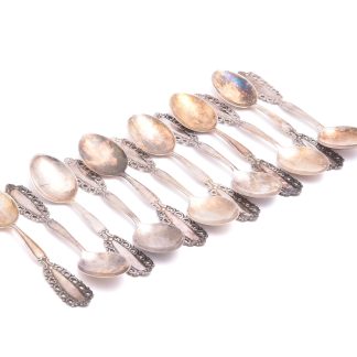 12 MOCCASKEDAR SILVER 101MM, MODELL: CARMEN, TILLV. GAB, ESKILSTUNA 1968-82