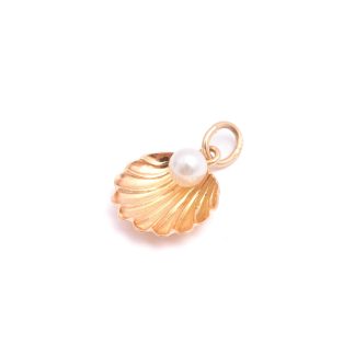HÄNGE SNÄCKA M PÄRLA (3,8MM) 1,6CM INKL ÖGLAN