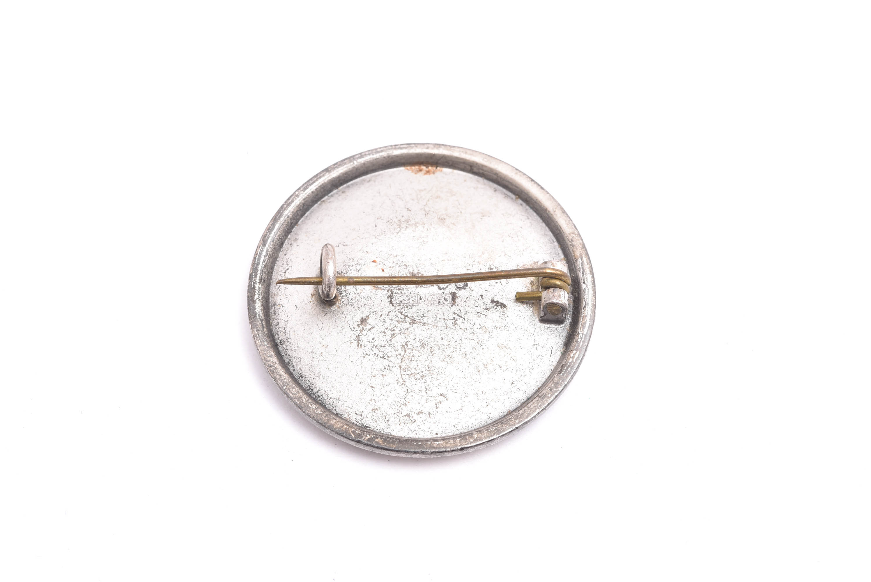 SJUKSKÖTERSKEBROSCH SILVER M EMALJ (NGT REPIG) 3,1CM, TILLV. SPORRONG, STOCKHOLM 1977 - Bild 2