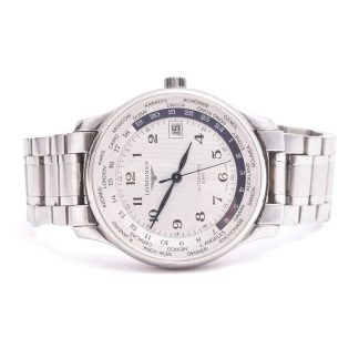 HERRUR LONGINES MASTER COLLECTION WORLDTIMER GMT AUTOMATIC 38,5MM, MODELL: L2.631.4, KALIBER: L635.6 (REPOR PÅ METALLEN, JACK PÅ BOETTEN) CERT & BOX SAKNAS